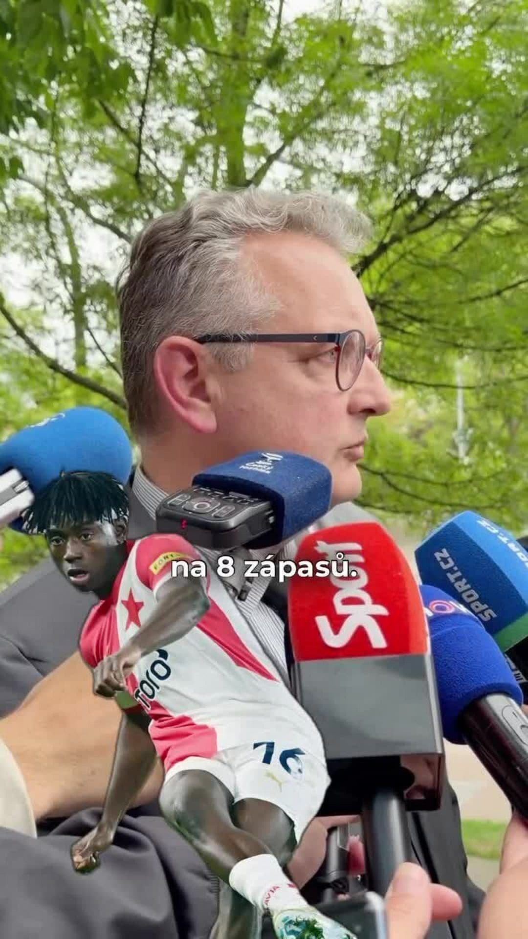 Předseda disciplinární komise Matzner k trestům pro hráče Slavie