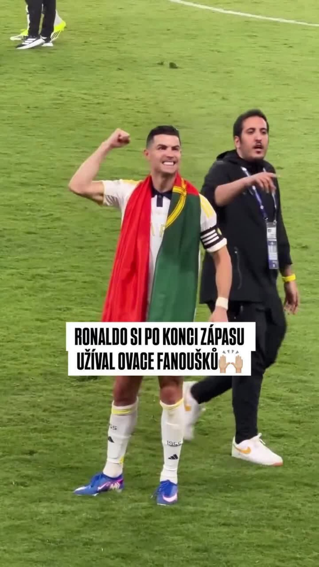 Ronaldo si po zisku titulu užíval ovace fanoušků
