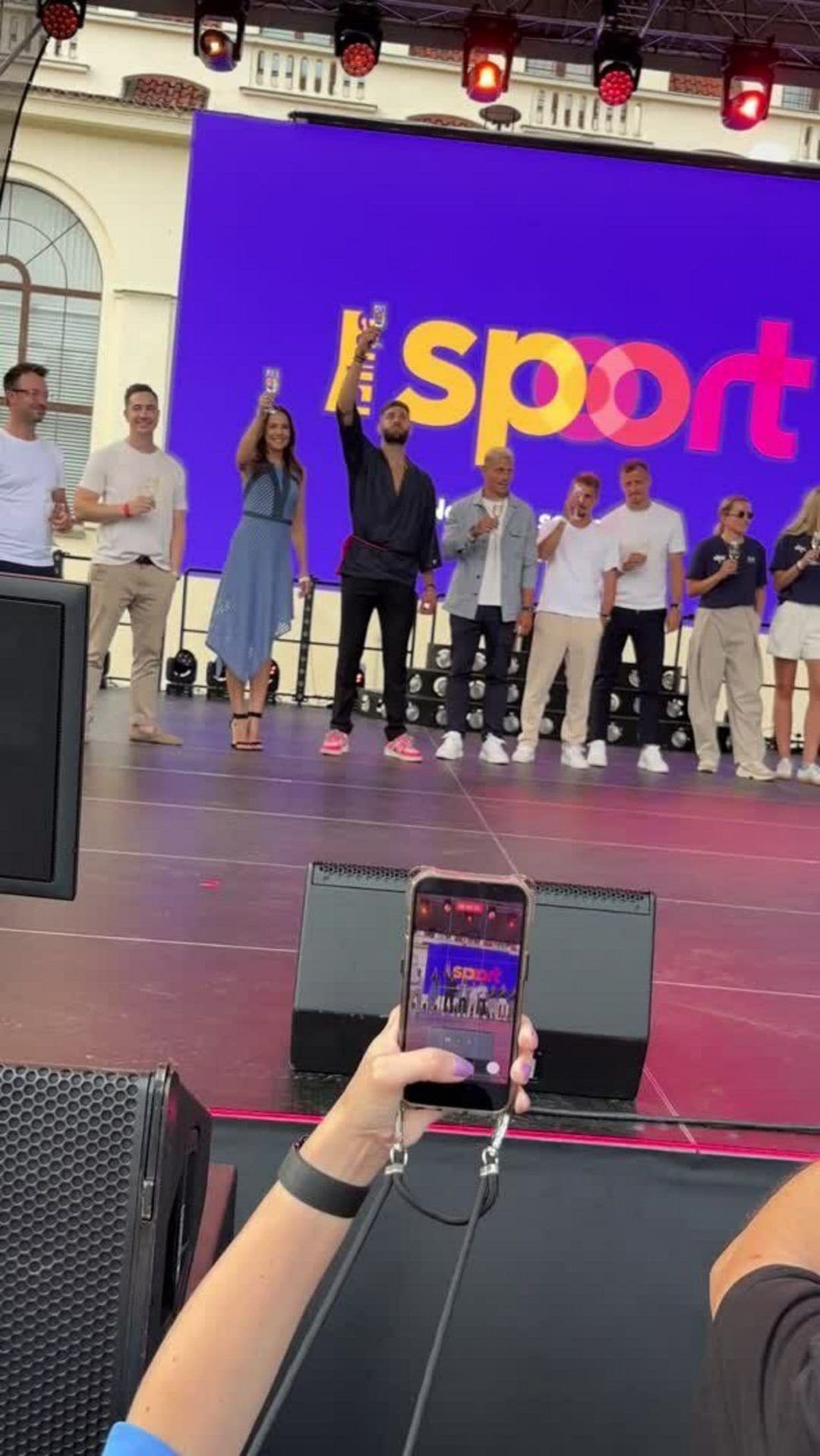 Závěr tiskové konference nového sportovního kanálu Prima Sport