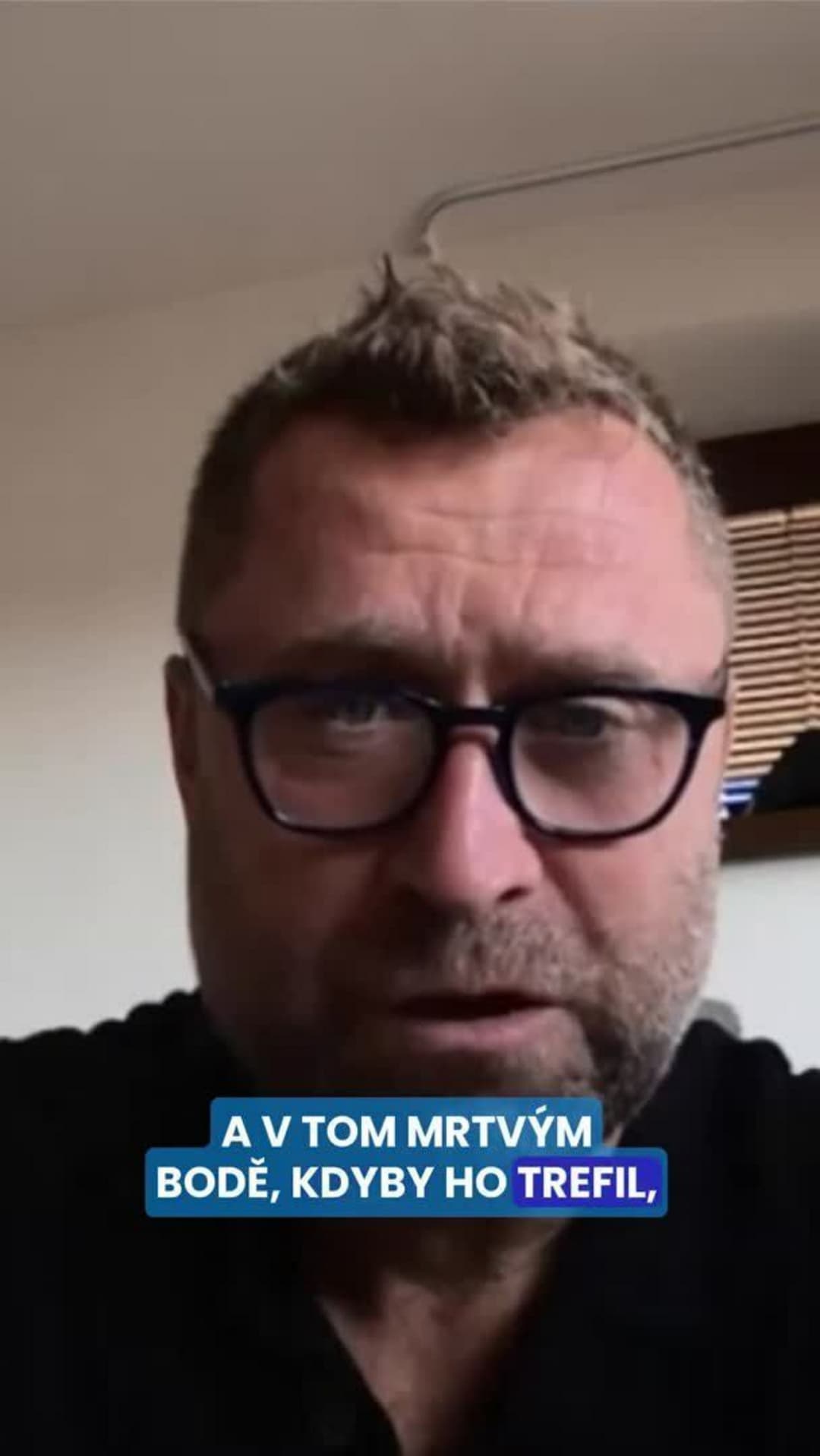 Bednář komentuje útok na sudího: Myslel jsem, že se zblázním smíchy
