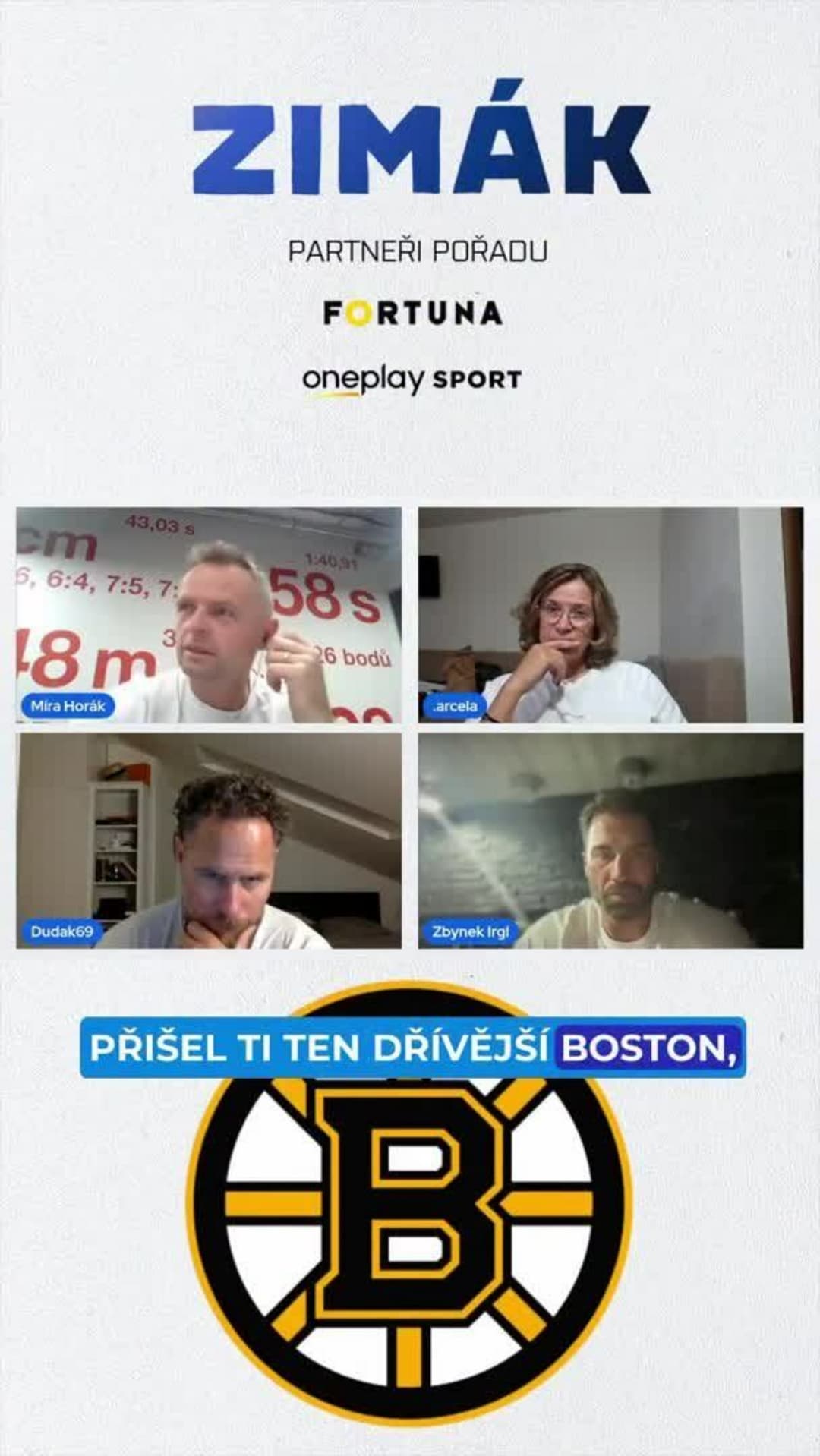 Pastrňákova máma cítí poslední roky prázdnotu v Bostonu