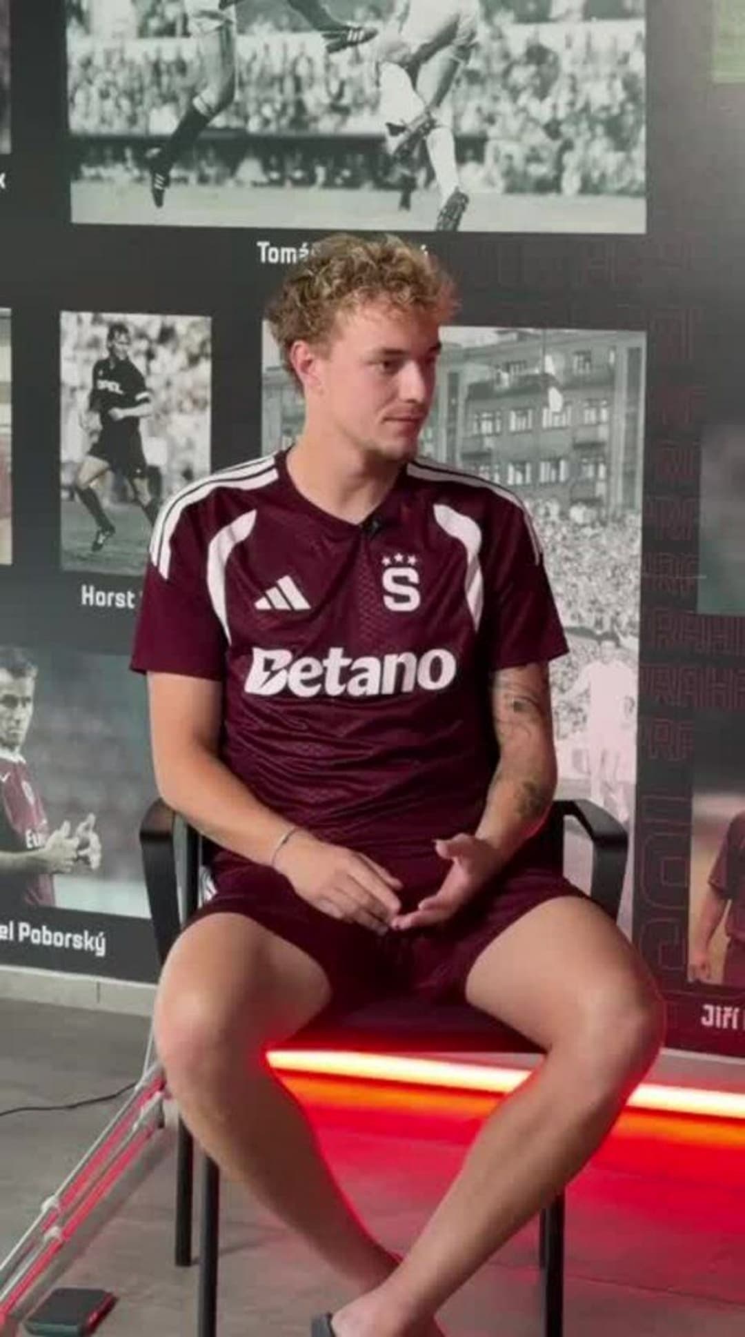 Adam Karabec v připravovaném rozhovoru pro Ligu naruby